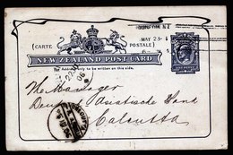 A5370) Neuseeland New Zealand Bankkarte 23.05.06 N. Calcutta / India - Brieven En Documenten