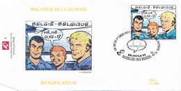 B01-158 2847  BD P1330 FDC   Rare Buck Danny Victor Hubinon 2-10-1999 Bruxelles 1020 Brussel €10 - 1991-2000