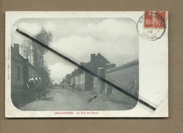 CPA  Décollée  - Beauquesne - La Rue Des Fossés - Beauquesne