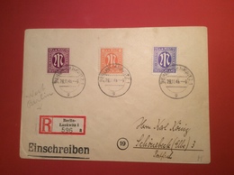 AM POST R-Brief BERLIN LANKWITZ 29.11.1945 25 PF !  (West Berlin Allierte Besetzung Zensur Deutschland BIZONE - Covers & Documents