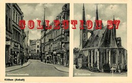 ☺♦♦ KOTHEN < SCHALAUNISCHESTRAßE - St JAKOBKIRCHE - KIRCHE EGLISE CHURCH - GERMANY ALLEMAGNE - Köthen (Anhalt)