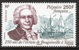 Polynésie Française 2018 - 250 Ans De L'arrivée De Bougainville à Tahiti - 1 Val Neufs // Mnh - Unused Stamps