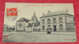 89 - Saint Valérien - ( Yonne ) - La Place Du Marché  :::: Animation  -------- 459 - Saint Valerien