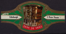 EDINBURGH Scotland - Derk De Vries - Netherlands - CIGAR CIGARS Label Vignette - Labels