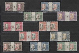 Guadeloupe - 11 Millésimes Chiffre Taxe De1928 N°25/35 - Timbres-taxe