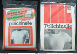 2x TEE-SHIRT POLICHINELLE Homme - Pur Coton Made In France Taille 5 Dans Son Emballage - 1940-1970 ...