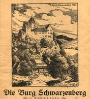 Die Burg Schwarzenberg / Druck, Entnommen Aus Kalender / 1933 - Bücherpakete