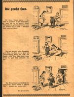 Die Gruße Hus (Cartoon In Sächsischem Dialekt) / Cartoon, Entnommen Aus Kalender / 1933 - Colis