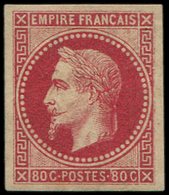 * EMPIRE LAURE R32b 80c. Rose, ROTHSCHILD, TB. C - 1863-1870 Napoleon III With Laurels