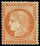 * SIEGE DE PARIS 38   40c. Orange, Frais, TB. C - 1870 Siege Of Paris