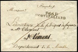 Let OBLITERATIONS PAR DEPARTEMENTS 24/DOUBS MP P66P/MONTBELLIARD Sur LAC De 1805, TB - Altri & Non Classificati