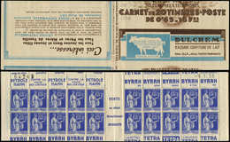 CARNETS (N°Cérès Jusqu'en1964) 237  Paix, 65c. Bleu, N°365A, T II, S. 22, DULCREM, N°64249, Daté 6/1/38, DOUBLE Pub Part - Other & Unclassified