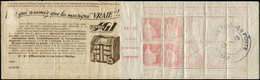 VARIETES 283   Paix, 50c. Rose-rouge, BLOC De 10 Avec Pubs, Impr. DETRUITE Avec Cachet De L'atelier, Dans Sa Couverture, - Nuovi