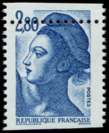 ** VARIETES 2275   Liberté, 2,80 Bleu, Variété De PIQUAGE, Rare Et TB. J - Nuovi