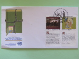 United Nations (Wien) 1990 FDC Cover - Human Rights - Cartas & Documentos