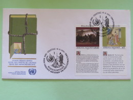 United Nations (Wien) 1990 FDC Cover Human Rights - Cartas & Documentos