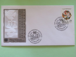 United Nations (Wien) 1991 FDC Cover People Of The World - Faces - Cartas & Documentos