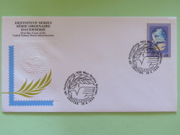 United Nations (Wien) 1994 FDC Cover Dove With Globe - Brieven En Documenten