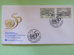 United Nations (Wien) 1995 FDC Cover 50 Anniv. - Brieven En Documenten