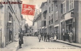 MOIRANS RUE DE LA REPUBLIQUE LE CENTRE ANIMEE DEVANTURE COMMERCE 38 - Moirans