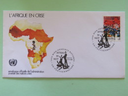 United Nations (Wien) 1986 FDC Cover Africa In Crisis - Brieven En Documenten