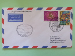 United Nations (Wien) 1999 Special Cancel On Cover To Tel Aviv Israel Returned - World Bank - Christmas Cancel - Brieven En Documenten