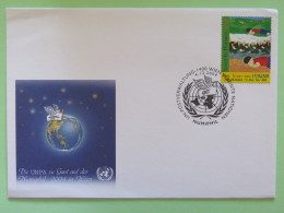 United Nations (Wien) 2004 Special Cancel On Cover - NUMPHIL - My Dream For Peace - Painting From Peru - Lettres & Documents