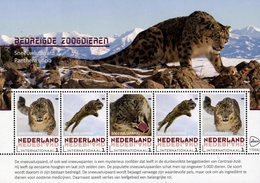 Netherlands - 2018 - Endangered Mammals - Snow Leopard - Mint Souvenir Sheet - Other & Unclassified