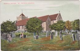 Cpa,sud Est De L'angleterre,bexhill On Sea ,st Peter's Church,sussex De Est,ville De La Contrebande Au 19 E Siècle Rare - Autres & Non Classés