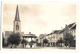 CPA.   BELGIQUE....CARTE PHOTO..JETTE.  PLACE CARDINAL MERCIER.....1957... TBE ....VOIR SCAN - Jette