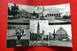 Zittau Bahnhof - Gerhard Hauptmann Theater - Johanniskirche - AK DDR 1968 - Echtfoto - Görlitz - Sachsen - Zittau