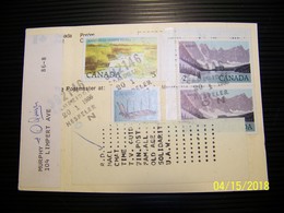 Canada 1986 - Cartas & Documentos