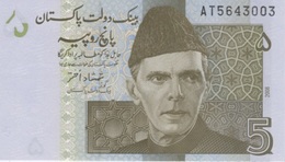 (B0067) PAKISTAN, 2008. 5 Rupees. P-53a. UNC - Pakistan
