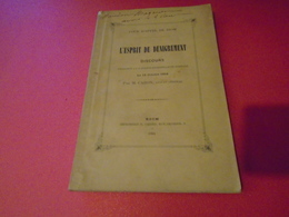 COUR D'APPEL DE RIOM " L'ESPRIT DE DENIGREMENT " M. CARON AVOCAT GENERAL 1894 - Auvergne