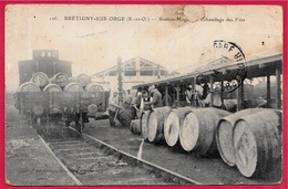 CPA 91 BRETIGNY-sur-ORGE Essonne - Station Magasin Echaudage Des Fûts (Gare - Chemin De Fer) * Cachet Militaire - Bretigny Sur Orge