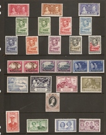 BECHUANALAND 1937 - 1953 MOUNTED MINT COLLECTION ON A HAGNER CARD. HIGH CATALOGUE VALUE!!! - 1885-1964 Bechuanaland Protettorato