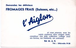 Buvard Fromages Frais L'aiglon. - Dairy