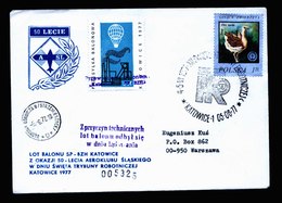 A5400) Polen Poland Brief Ballonpost 5.6.77 - Cartas & Documentos