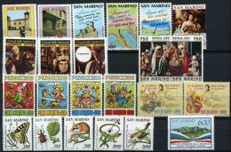 SAN MARINO - 1990 - Annata Completa - 23 Valori - Year Complete ** MNH/VF - Full Years