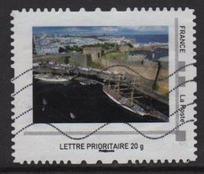 Timbre Personnalise Oblitere - Lettre Prioritaire 20g - Port - Navires - Used Stamps