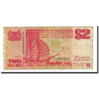 Billet, Singapour, 2 Dollars, Undated (1990), KM:27, TB - Singapur