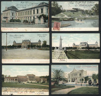 290 ARGENTINA: LA PLATA: 6 Old Postcards With Good Views Of The City, Fine To VF Quality, - Argentine