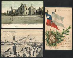 428 ARGENTINA: Lot Of 3 Old Postcards, Minor Defects, Very Good Views! - Argentina