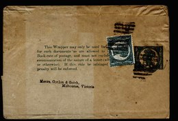 A5415) Queensland Australia Uprated Wrapper To Melbourne - Lettres & Documents