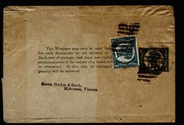 A5415) Queensland Australia Uprated Wrapper To Melbourne - Brieven En Documenten