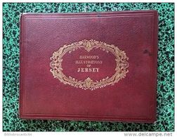 ALBUM * HARWOODS ILLUSTRATIONS OF JERSEY * 1855 - 1850-1899