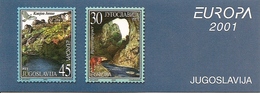 YUGOSLAVIA, 2001, Booklet F, Europa 2001 - Altri & Non Classificati