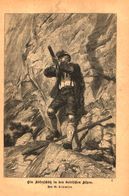 Ein Adlerschuetz In Den Bairischen Alpen/ Druck, Entnommen Aus Kalender / 1884 - Bücherpakete