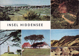 Mecklenburg-West Pomeania, Insel Hiddensee, Dornbusch Leuchtturm, Fischerhäusermint 1975 - Hiddensee