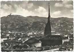 X1742 Torino - Panorama Con La Mole Antonelliana E Superga / Viaggiata 1954 - Mole Antonelliana